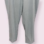Bill Blass  Jeans  Black White Gingham Ankle Pants Rolled Hem Size 14 Stretch NWT Photo 10