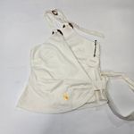 Tularosa Blair Halter Top in White Medium Photo 2