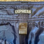 EXPRESS Houndstooth Black, Blue & Gold Shorts Photo 3