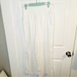 Be cool Red Dress Boutique  All Under Control Cotton Gauze Pants Ivory White M Photo 6
