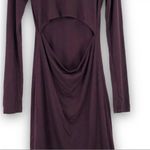 Aritzia , Wilfred Free - Deep Purple Long Sleeve Shirt Dress w/ Open Back - L Photo 4