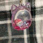 Squishmallows Mushroom Keychain with Glitter and Pink Liquid Photo 1