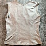 Flora Nikrooz top women’s size S gray embroidered sleeveless blouse VTG 90s Photo 1