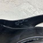 Franco Sarto  Slingback Peep Toe Heels White Black Leather Buckle Strap 7.5M Photo 5