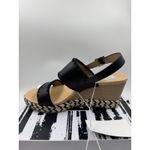 Dolce Vita Black Esmaya Espadrille Platform Wedge Sandals NEW Size 9 Photo 6