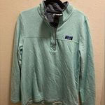 L.L.Bean  Women’s Soft Cotton Rugby Pullover in Aqua. Photo 0