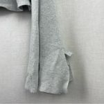 ZARA Knit Grey Cropped Tie Sleeve Sweater S Photo 4