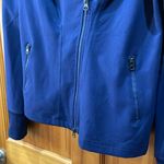 Zella  NAVY Zip Up Active Jacket Stretch Long Sleeve Performance size L Photo 3