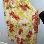 4SI3NNA tiered floral lightweight maxi dress size large Red Photo 4
