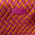 Vera Bradley  Ziggy Zag Pink/Orange Lined Zippered Cosmetic Bag Makeup Beauty Photo 4