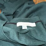 Boden Bernadette Ruffle Front Cardigan Sweater teal green Medium wool blend Photo 2