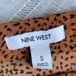 Nine West  brown and black animal print midi skirt. Photo 3