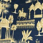 J. McLaughlin  Masie Pants Size 6 Navy & Tan Desert Toile Stretch Slim Pant NEW Photo 5