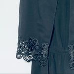 Parker Black Sleeveless Classic Romper Jumpsuit Shorts Size S Photo 7