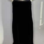 DKNY Pure Y2K- Velvet and Silk Tube Dress - Black- Ruffled Hem- Size 8- NWT Photo 0