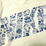 Nike T-Shirt Womens Logo Mix White Graphic Long Sleeve Slim Fit Casual Sporty Photo 2