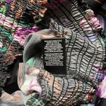 AFRM Florisa Satin Long Sleeve Smocked Top in Noir Bouquet Floral Photo 8