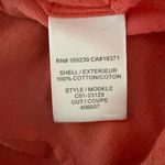Joie  Balsa Coral Red Crepe Cotton Pocket Tank Top Size Small S Photo 6