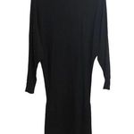Whistles Black Wool Silk Blend Midi Sweater Dress NWOT Photo 0