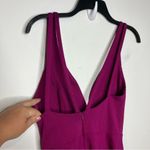 Lulus  magenta sexy skater‎ dress size medium Photo 7