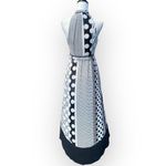 Maeve High low Black and White Dress Photo 4