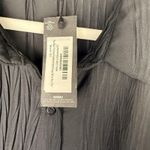 Pretty Little Thing ‎ Dress Black Textured Gathered Long Sleeve Maxi Shirt Plus 20 Photo 3