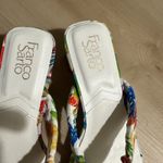 Franco Sarto Carmella Floral Knot Slide Sandals Heeled Square Toe - Size 7M Photo 6