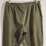 Basic Editions Olive Green Pants Comfortable Stylish with Pockets Size M Photo 4