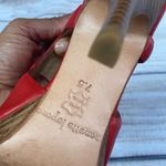 Nanette Lepore Nanette Leopard Studs red Heels. Size 7.5 Photo 5