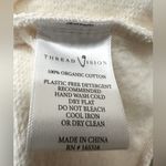 THREAD VISION Toodalooo Crew Sweatshirt 100% organic cotton size XXL cream Photo 4
