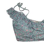 BluC Womens Plus Size 3X Bikini Bathing Suit Top Off Tie Shoulder Strap Floral Photo 2