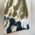 Young Fabulous and Broke  Green and White Tie-Dye Shoulder Pad Sleeveless Top Sz M Photo 9