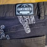 Ranch Dress’n Western bootcut cactus jeans Blue Size 33 Photo 6