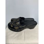 Dockers Women's Slip On Clogs Laser Cut Low Heels Leather Stud Black Size 6.5 M Photo 1