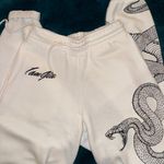 I am gia Snake print White Sweatpants🤍 Photo 2