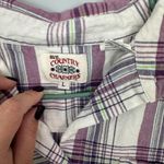 Vintage Ely Country Charmers Western Wear Plaid Button Down Shirt Women's Size Large Photo 2