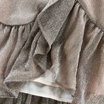 Saks 5th Avenue NWT  Blush Shimmer Wrap Dress $350 M Photo 8