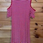 Uk2la Red stripe open shoulder sundress Photo 0