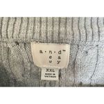 A New Day  Basic Grey Knit Warm Long Sleeve Sweater Photo 1