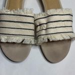Splendid Cream Fringe Baldwyn Slide Flat Boho Sandals S-100 Size 9 Photo 2
