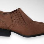 ELLEMENNO Rodeo Women's Brown Leather Western Style Ankle Boots Size 8 | EUC Photo 5