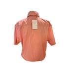 Vintage TownCraft Women's Peach Button Down Shirt Size 18 Dead stock 80’s Pink Photo 3