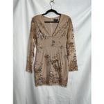 Showpo Cocktail Dress Gold Size 12 Photo 1