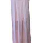 Vassarette Underneath It All Vintage night Gown sleeveless floral embroidered M Photo 9