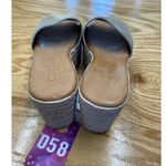 Cordani Calzature Heeled Sandals Womens 7.5 Gold Wedge Slip Photo 4