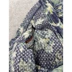 Out From Under Women's Cardigan Blue Watercolor Floral Long Sleeve Button Down Photo 3