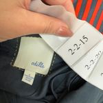 Anthropologie Odille Tank Top Women Size 6 Red Melosa Stripe Peplum Halter Y2K Photo 3