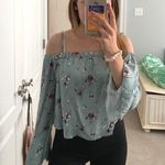 Floral Off The Shoulder Crop Top Size M Photo 0