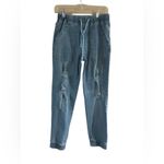 Unlisted Women’s distressed denim joggers size small Photo 10