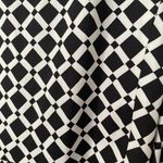 Lane Bryant Faux Wrap Sleeveless Dress Black White Belted Fit & Flare ~ Size 22 Photo 10